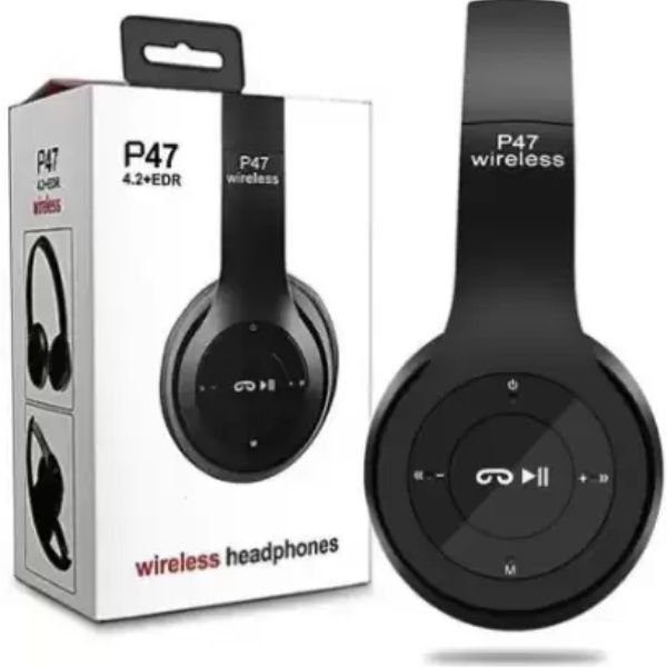 P47 Wireless Bluetooth Headphone With Noise Cancellation - Image 2