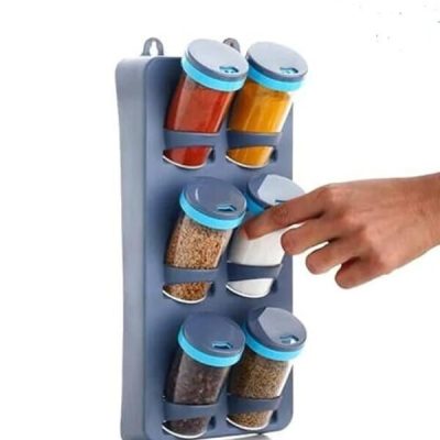 Space Saver Spice Rack 6 Piece Spice Set