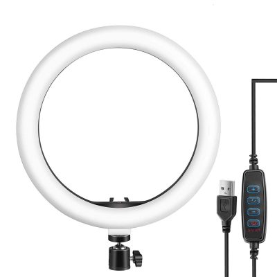 LED Ring Light with 3 Color Modes Dimmab...