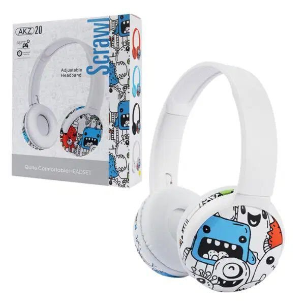 AKZ 20 Bluetooth Wireless Headphone with Cool Design - Image 3