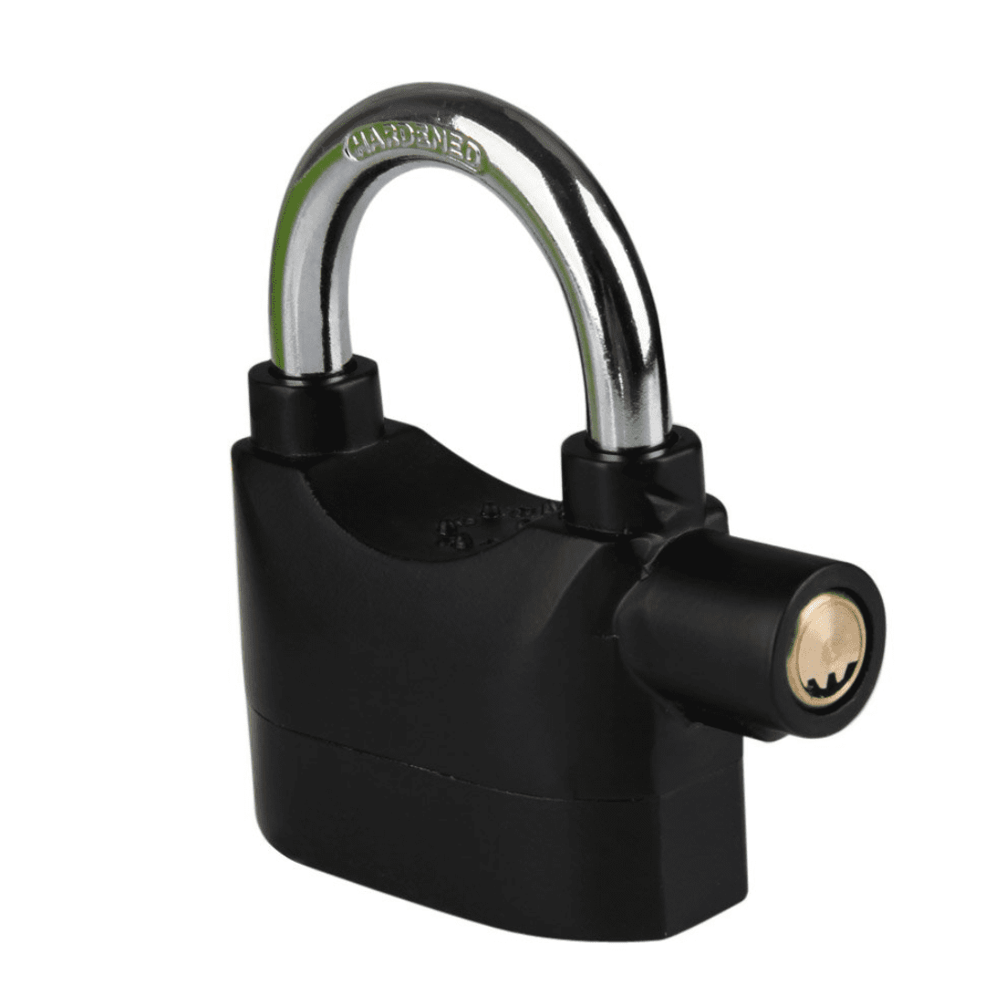 Alarm Lock Anti Theft Security Door System Padlock 110dB 10mm Hardened Steel Safety Purpose - Image 2
