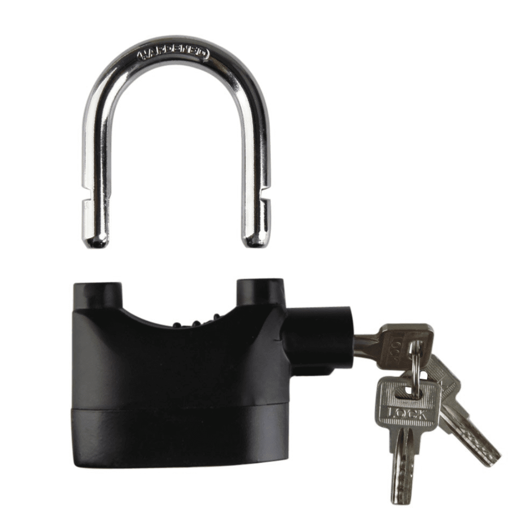 Alarm Lock Anti Theft Security Door System Padlock 110dB 10mm Hardened Steel Safety Purpose - Image 3
