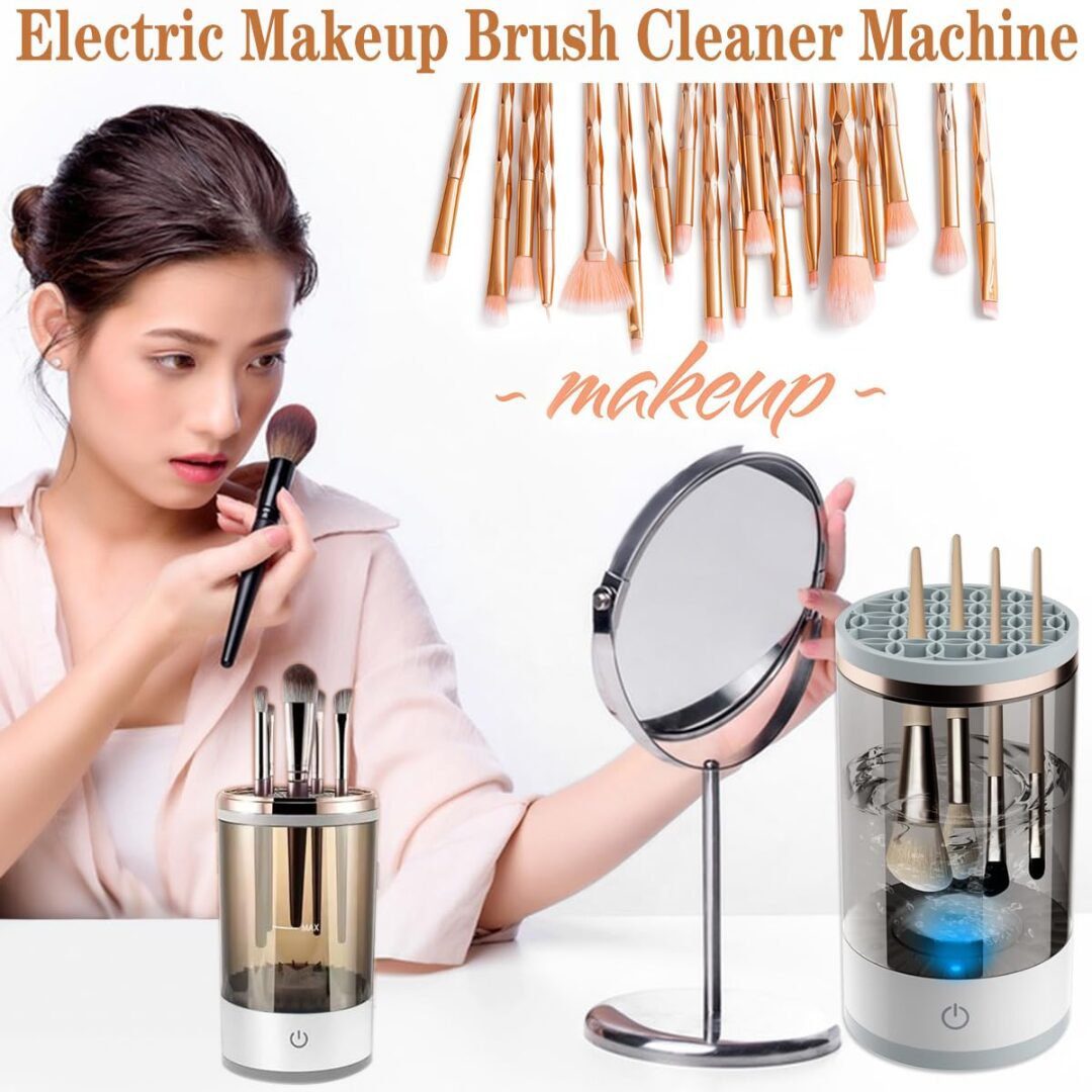 Electric makeup brush cleaner and dryer For Deep Cleaning - Image 4
