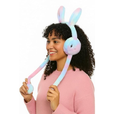Bunny Ear Cap, Moving ear Bunny Earmuffs...