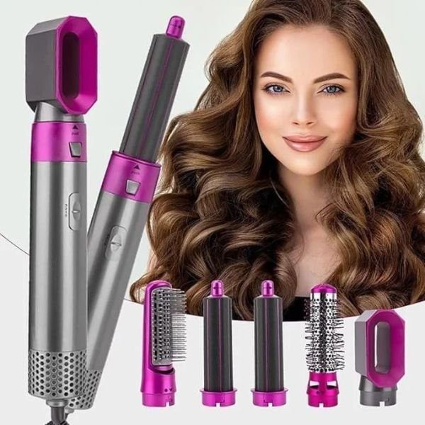 Hair Dryer,Straightner,Comb Hot Air Styler Multifunctional Styling Tool 5 In 1
