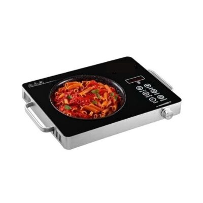 Classic 2000 W Infrared Cooktop with Crystal Glass & Touch Panel