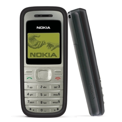 Nokia 1200 Single Sim Refurbished Keypad Mobile Phone
