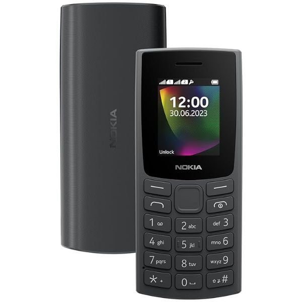 Nokia 106 Dual Sim, Keypad Mobile Phone Refurbished with Wireless FM Radio