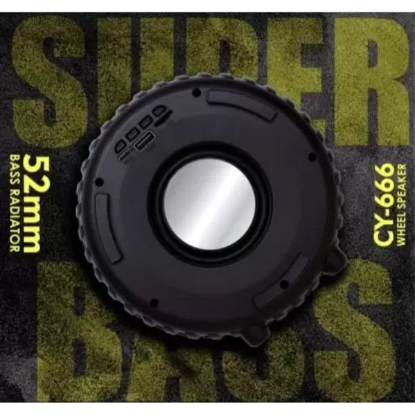 Cyomi Portable Tire Shape Bluetooth Speaker for CAR Lovers - Image 3