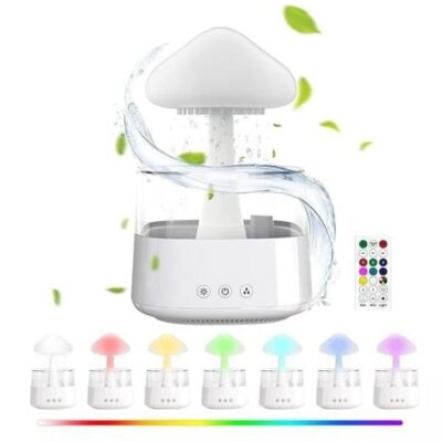 Rain Cloud Mushroom Lamp, Aromatherapy E...