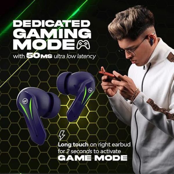 Wings Phantom 550 Earbuds, Gaming TWS in Ear Earbuds - Image 4