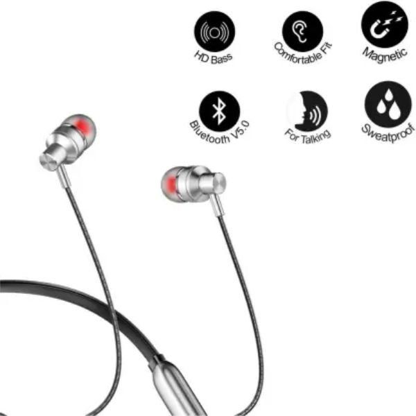 Bluetooth Wireless Neckband with Fast Charge,45 Hrs Battery Life - Image 2