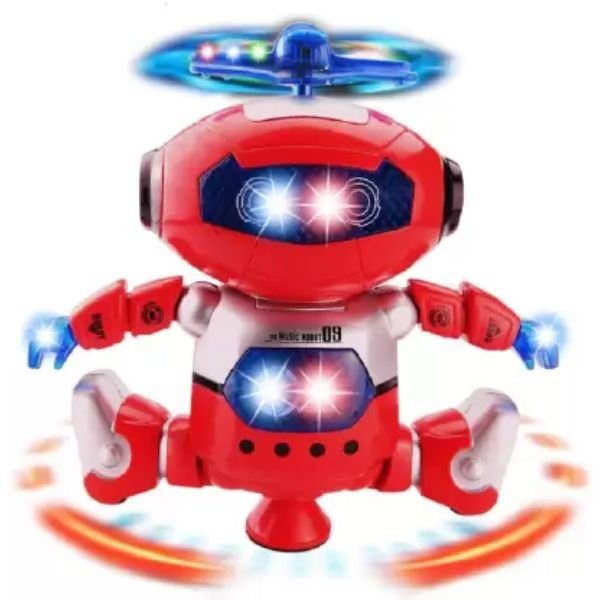 Dancing Robot Electric Toy 360* Rotating Dance with Music - Image 2