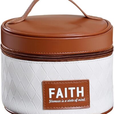 Travel Makeup Bag Diamond Pattern Cosmetic Bag