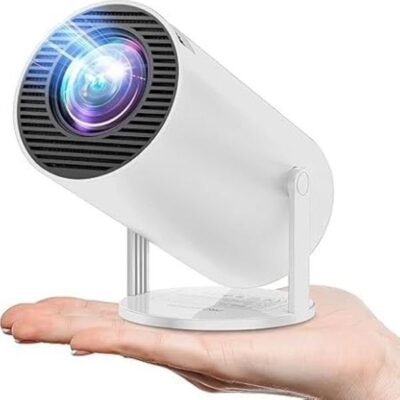Portable Projector, Smart Wi-Fi 6 BT 5.0...
