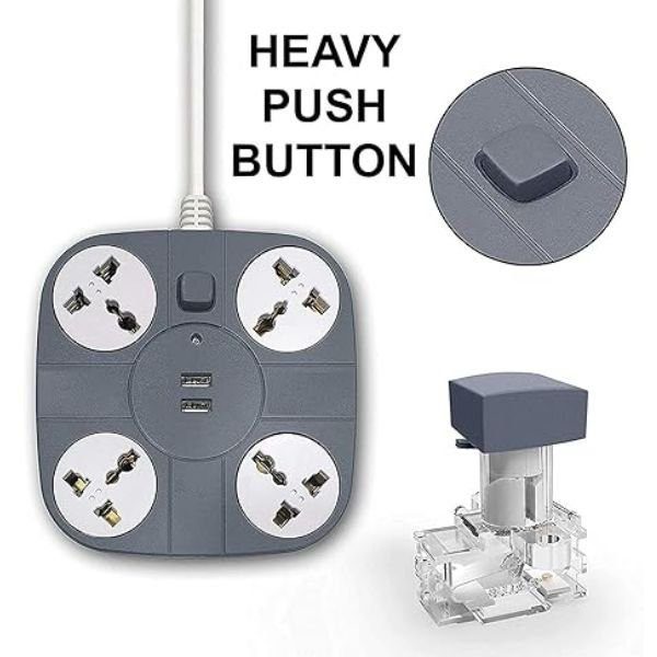 Multi Plug Extension Board with USB Port - Image 3