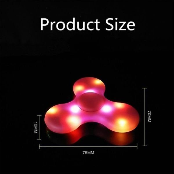 LED Light Bluetooth Wireless Speakers Fidget Hand Spinner - Image 3