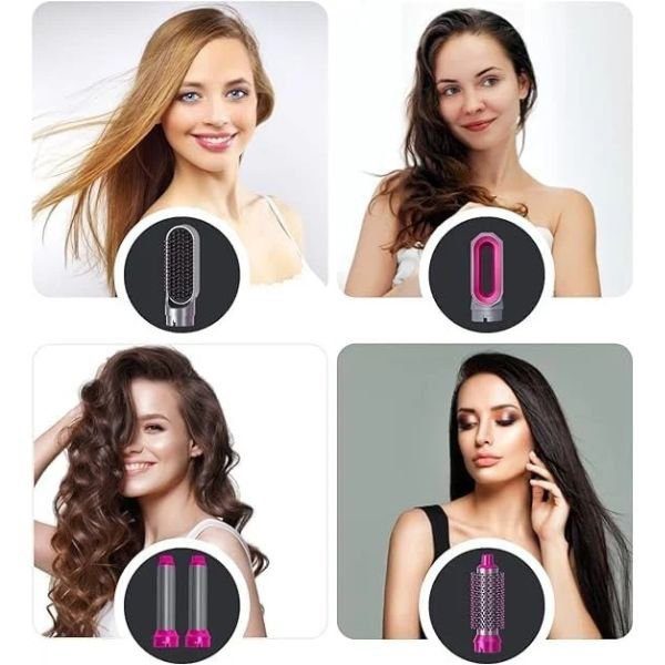 Hair Dryer,Straightner,Comb Hot Air Styler Multifunctional Styling Tool 5 In 1 - Image 3