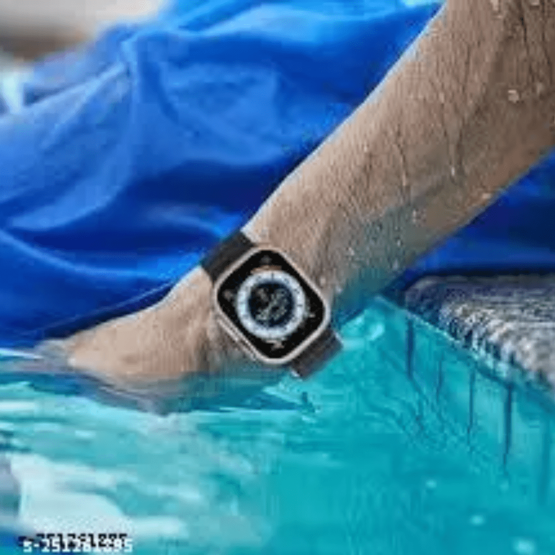 Ultra Smart Watch . 49mm Display ,Smartwatch (White Strap, XL) - Image 2