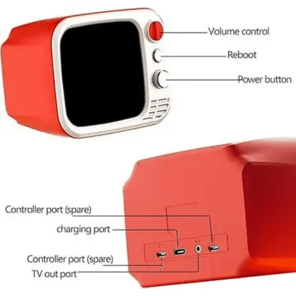 Retro Games Console Mini TV Style 608 Video Games - Image 4