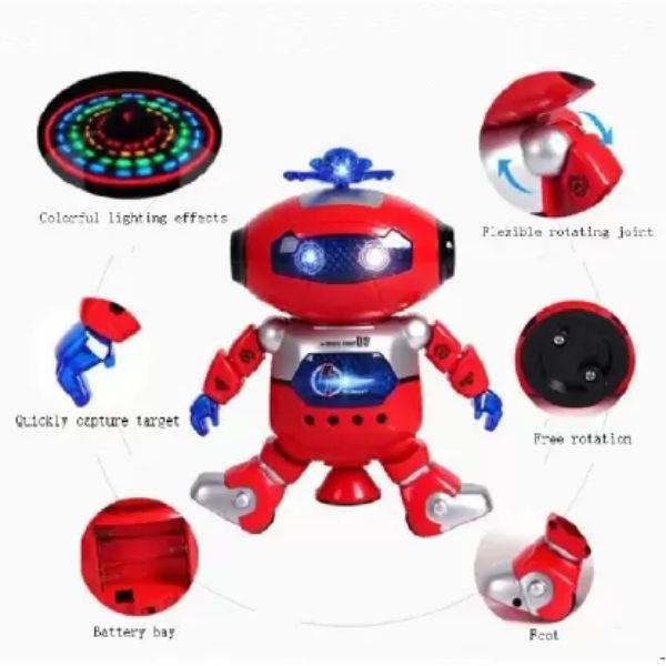 Dancing Robot Electric Toy 360* Rotating Dance with Music - Image 4