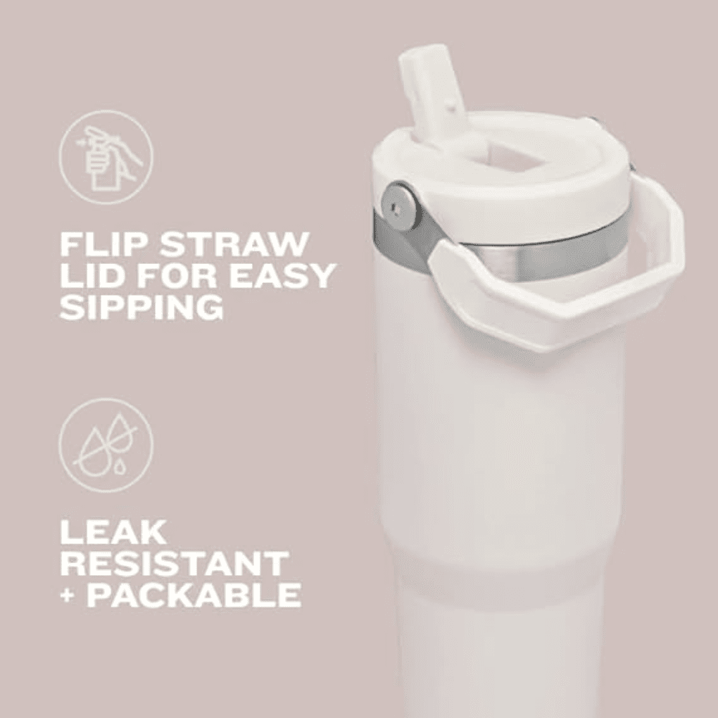 STANLEY IceFlow Stainless Steel Tumbler with Straw - Image 4