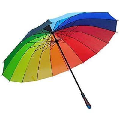 Rainbow Umbrella for Monsoon Multicolore...