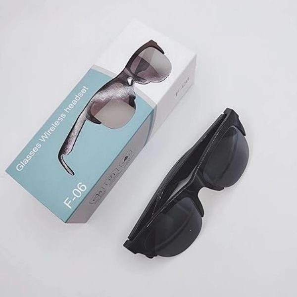 F06 Smart Glasses Wireless Bluetooth Square Sunglasses - Image 3