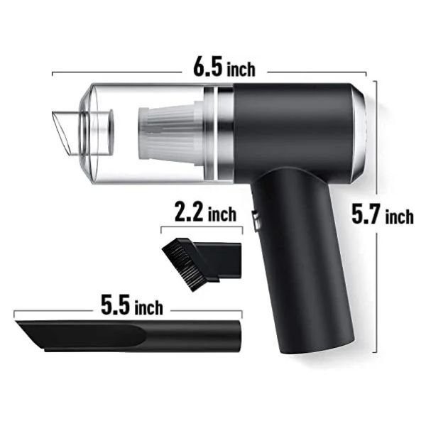 Car Vacuum Cleaner Efficient Dust Collection Compact 2-in-1 - Image 3