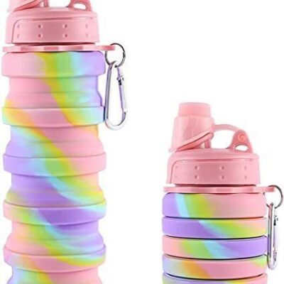 Water Bottle Silicone Folding Expandable...