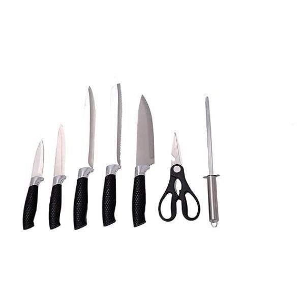 Knife Set for Kitchen with Rotating Holder Stand - Image 3