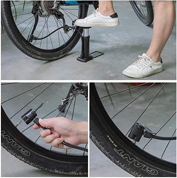 Bicycle Tire Pump | Football Compressor Mini Portable - Image 4