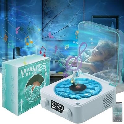 Retro-Style Wireless Waves Bluetooth Speaker