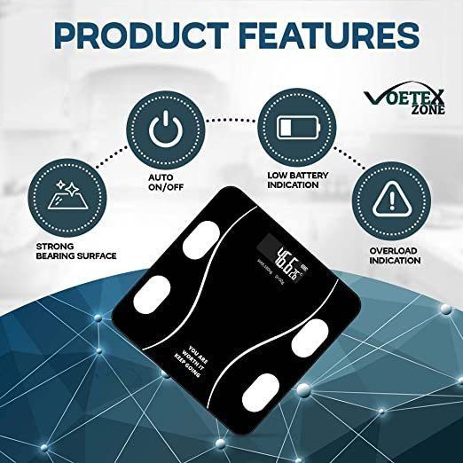 Digital Electronic LCD Personal Body Fitness Weighing Scale - Image 3