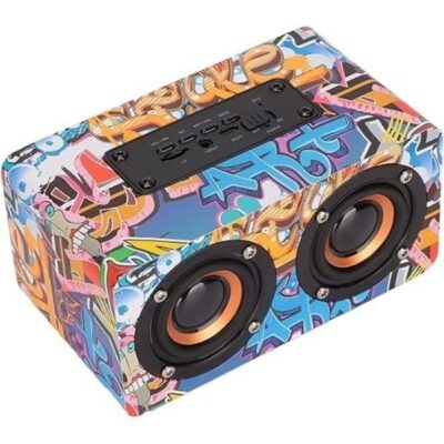 Portable Bluetooth Speaker, Support Mp3 Memory Card AUX Input