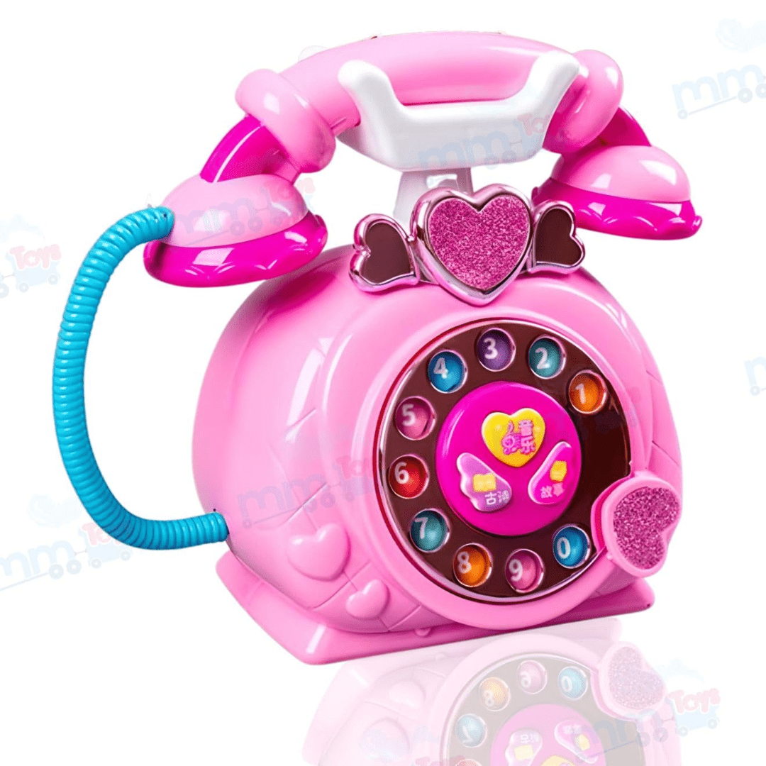 Classic Dial Receiver Simulation Telephone Toy for 2 to 5 Year Kids - Image 3