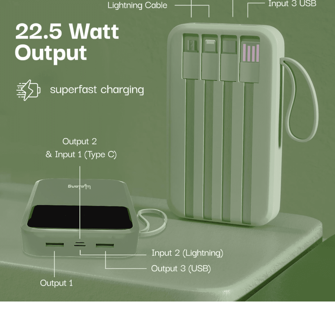 Power Bank with 6 Input/Output Ports - Image 2