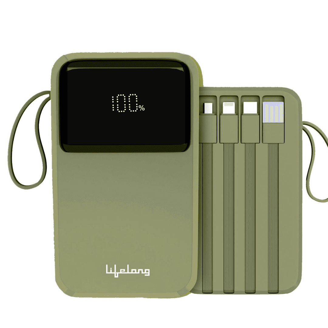 Power Bank with 6 Input/Output Ports