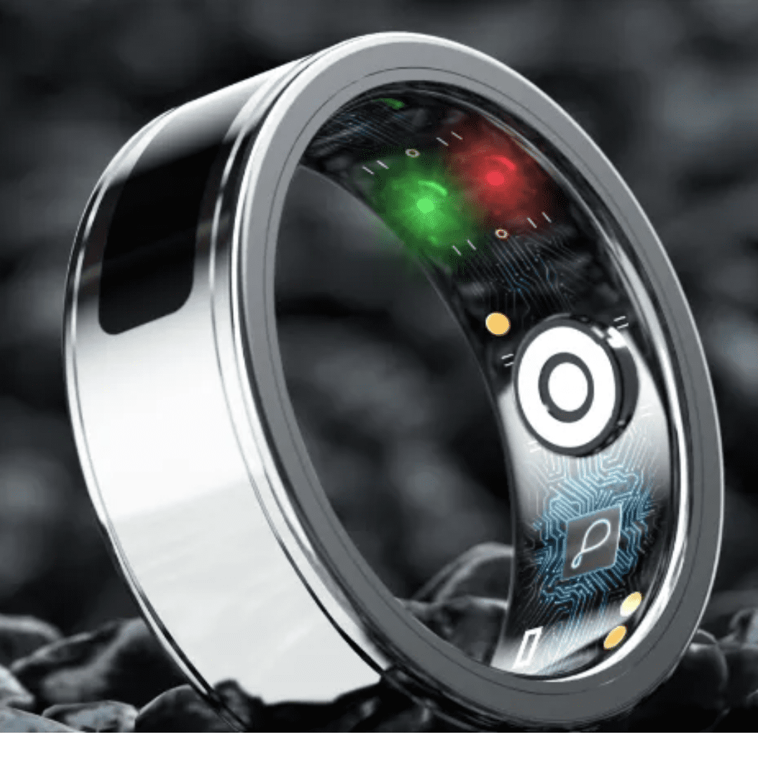 Smart Ring – Touch‑Control Health & Activity Tracker, IP68 Waterproof.