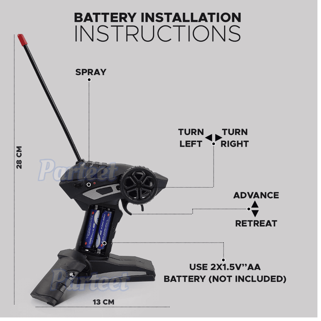 Remote-Control Car High Speed Off-Road Rock Crawler Monster Truck with Mist Smoke Spray Function - Image 2