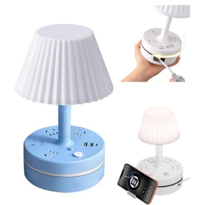 Bedside Lamps with Ac Outlets and USB Po...