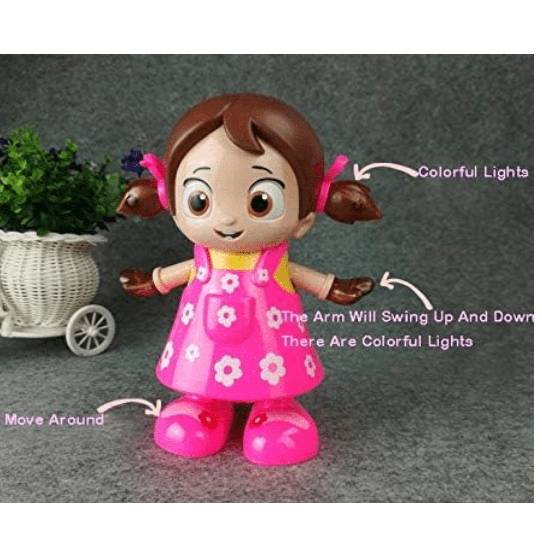Dancing Doll with Colorful Lights Toy for Kids Girls. - Image 3