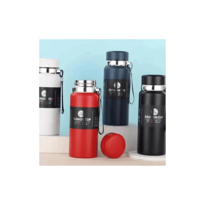 Insulated Vacuum Stainless Steel Water Bottle | Retains Hot & Cold Temperatures (Cream White)