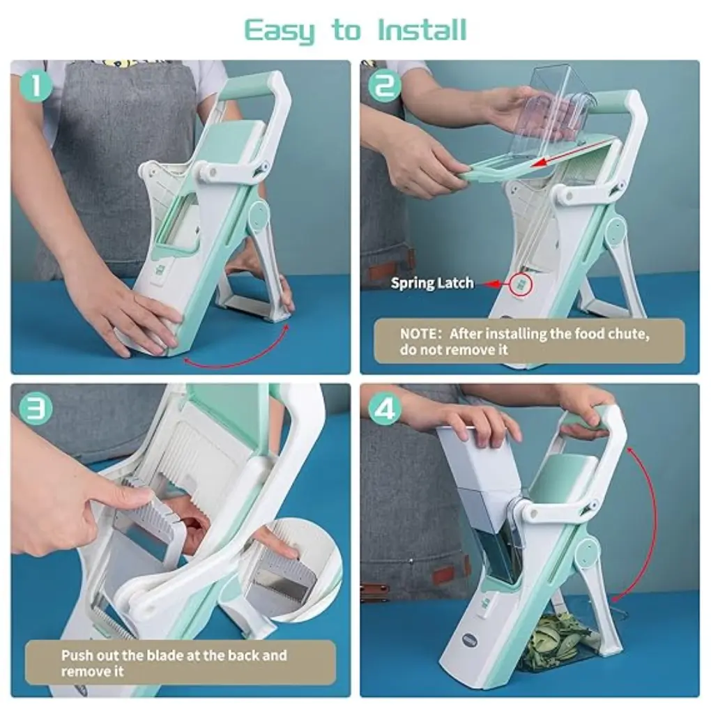 Multifunctional Mandoline Slicer Safe Vegetable Chopper - Image 3
