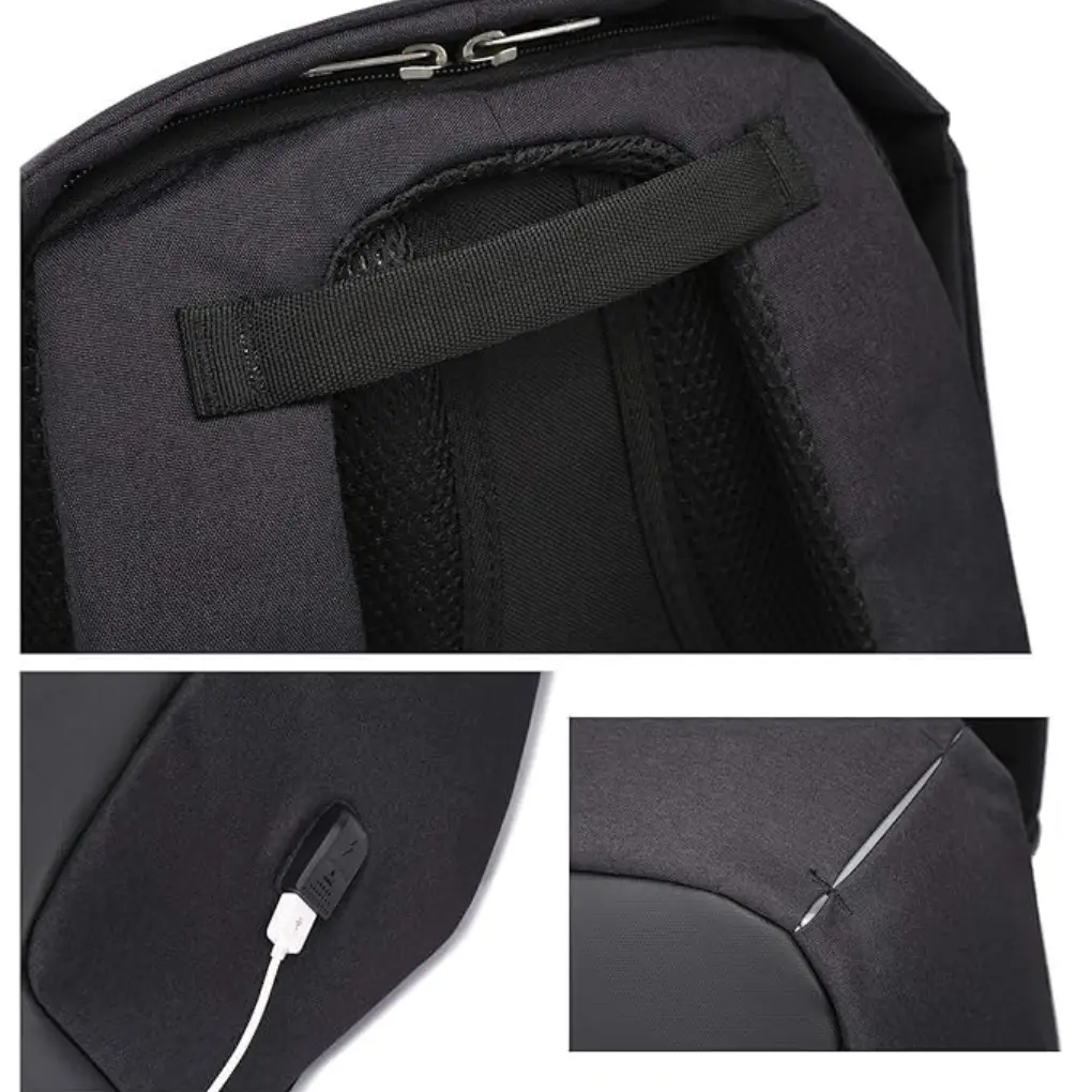 Casual Anti-Theft Backpack with 15.6 Inch Laptop Compartment - Image 3