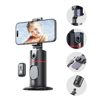 Auto Face Tracking Tripod, 360° Rotatio...