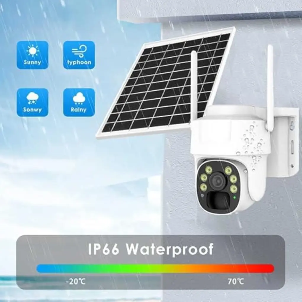 New Solar CCTV Camera | 2MP+2MP |10x Dual Lens Zoom - Image 2