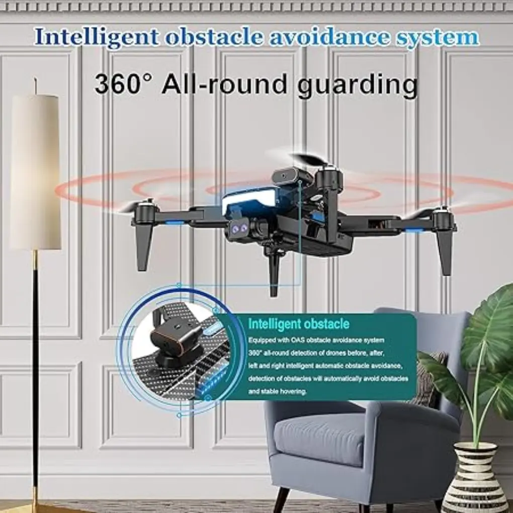 Drone with 4k Camera Foldable 1080P HD Drone - Image 2