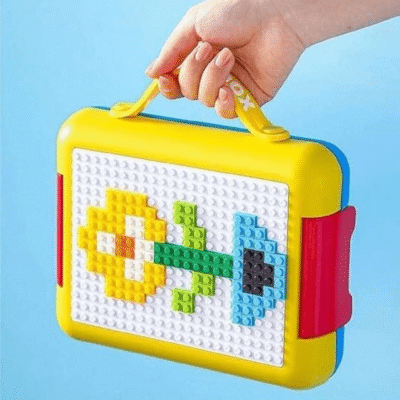 Building Block Lunch Box, DIY Pattern Bento Box, Leak-Proof Lunch Box