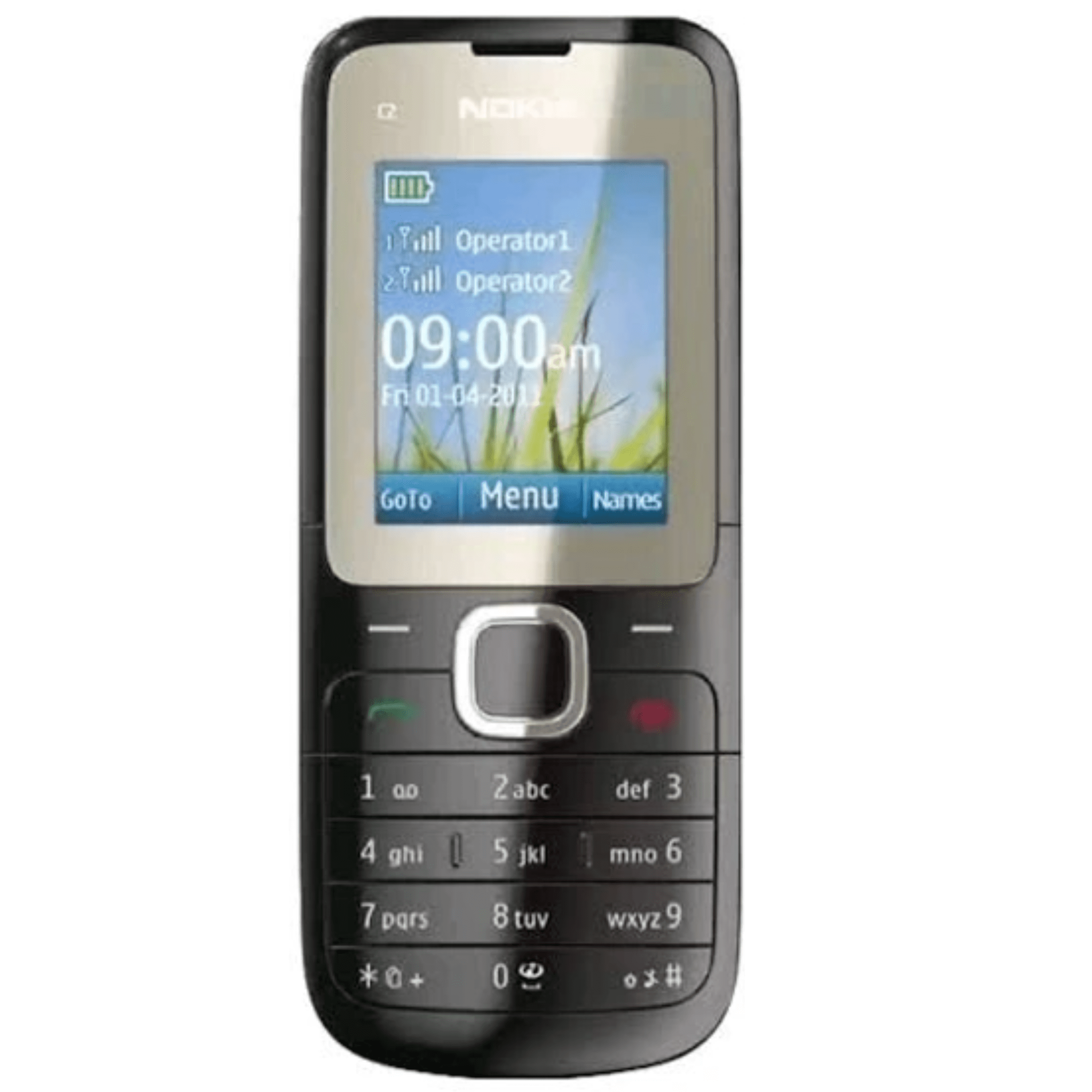 Nokia C2-00 Dual SIM Feature Phone – Reliable Keypad Mobile with FM Radio, Expandable Memory & Long Battery Life